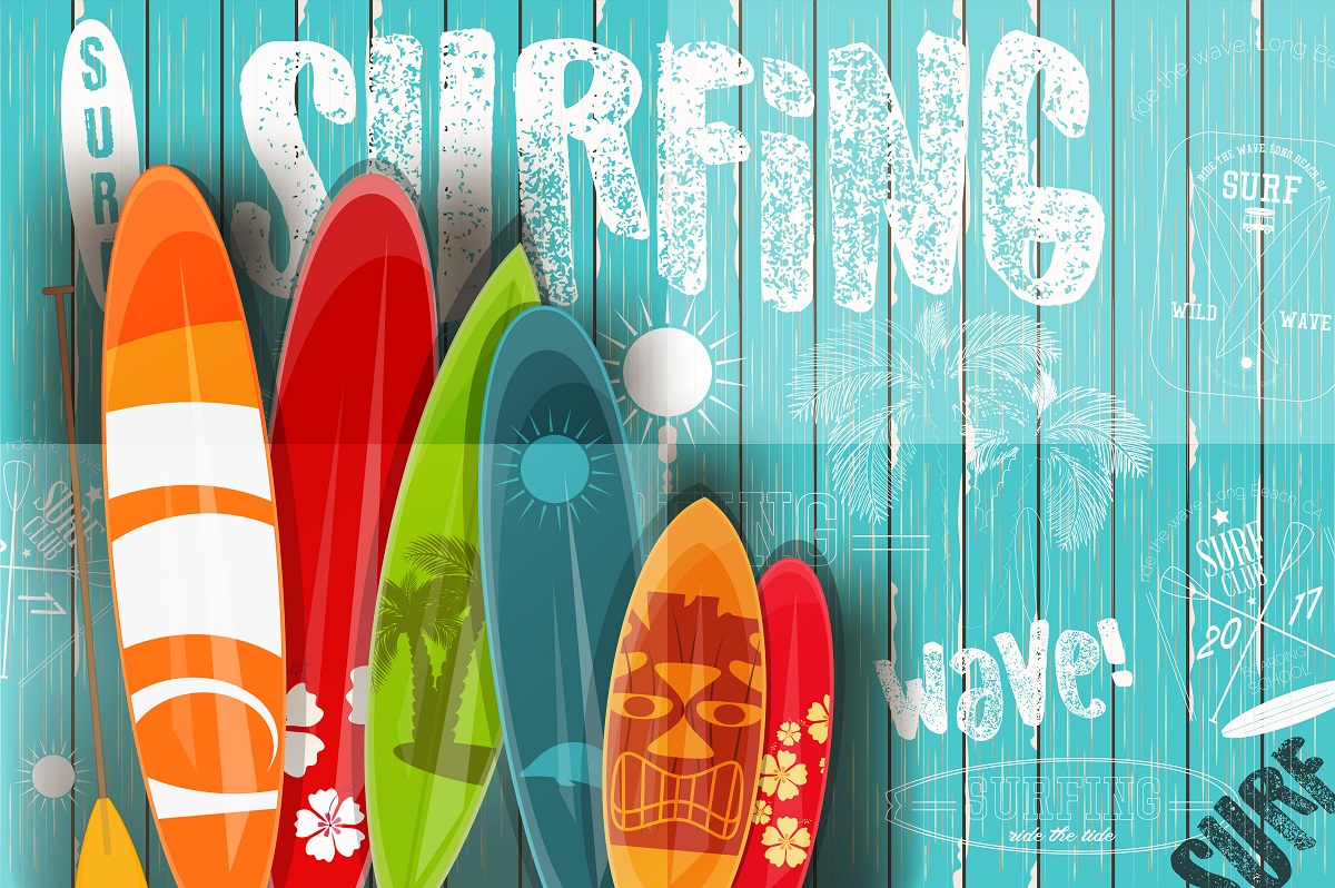 Плакат для серфинга