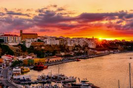 Ciutadella o Mahón en Menorca