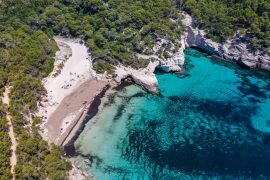 le spiagge più affollate di Minorca